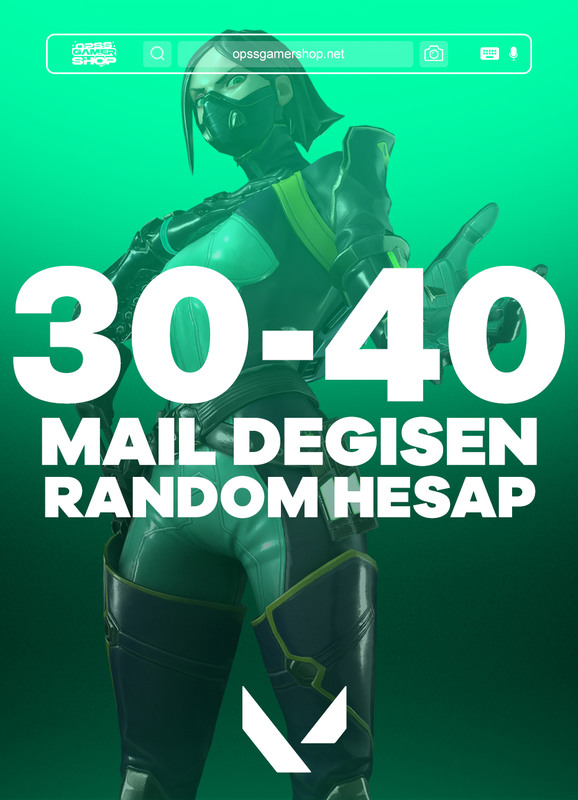 +VİP 30-40 Skinli Valorant Hesap (Mail Değişen)
